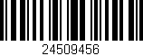 Código de barras (EAN, GTIN, SKU, ISBN): '24509456'