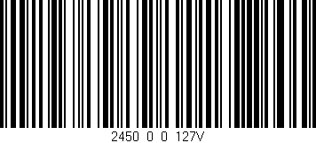 Código de barras (EAN, GTIN, SKU, ISBN): '2450_0_0_127V'