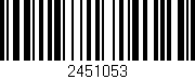 Código de barras (EAN, GTIN, SKU, ISBN): '2451053'