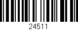 Código de barras (EAN, GTIN, SKU, ISBN): '24511'