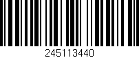 Código de barras (EAN, GTIN, SKU, ISBN): '245113440'