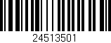 Código de barras (EAN, GTIN, SKU, ISBN): '24513501'