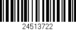 Código de barras (EAN, GTIN, SKU, ISBN): '24513722'