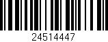Código de barras (EAN, GTIN, SKU, ISBN): '24514447'