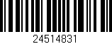 Código de barras (EAN, GTIN, SKU, ISBN): '24514831'