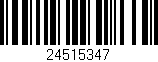 Código de barras (EAN, GTIN, SKU, ISBN): '24515347'