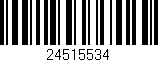 Código de barras (EAN, GTIN, SKU, ISBN): '24515534'