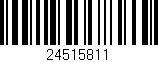 Código de barras (EAN, GTIN, SKU, ISBN): '24515811'