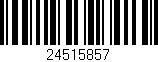 Código de barras (EAN, GTIN, SKU, ISBN): '24515857'