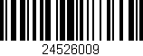 Código de barras (EAN, GTIN, SKU, ISBN): '24526009'