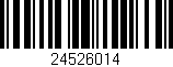 Código de barras (EAN, GTIN, SKU, ISBN): '24526014'