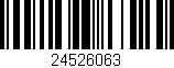 Código de barras (EAN, GTIN, SKU, ISBN): '24526063'