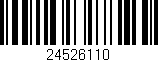 Código de barras (EAN, GTIN, SKU, ISBN): '24526110'