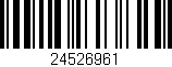 Código de barras (EAN, GTIN, SKU, ISBN): '24526961'