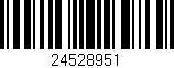 Código de barras (EAN, GTIN, SKU, ISBN): '24528951'