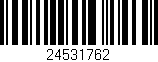 Código de barras (EAN, GTIN, SKU, ISBN): '24531762'