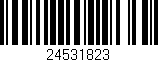 Código de barras (EAN, GTIN, SKU, ISBN): '24531823'
