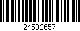 Código de barras (EAN, GTIN, SKU, ISBN): '24532657'