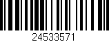 Código de barras (EAN, GTIN, SKU, ISBN): '24533571'