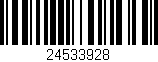 Código de barras (EAN, GTIN, SKU, ISBN): '24533928'