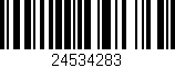 Código de barras (EAN, GTIN, SKU, ISBN): '24534283'