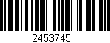 Código de barras (EAN, GTIN, SKU, ISBN): '24537451'