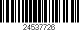 Código de barras (EAN, GTIN, SKU, ISBN): '24537726'