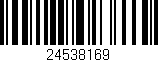 Código de barras (EAN, GTIN, SKU, ISBN): '24538169'