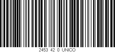 Código de barras (EAN, GTIN, SKU, ISBN): '2453_42_0_UNICO'