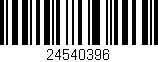 Código de barras (EAN, GTIN, SKU, ISBN): '24540396'