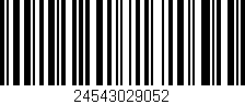 Código de barras (EAN, GTIN, SKU, ISBN): '24543029052'
