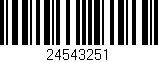 Código de barras (EAN, GTIN, SKU, ISBN): '24543251'