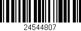 Código de barras (EAN, GTIN, SKU, ISBN): '24544807'