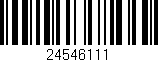 Código de barras (EAN, GTIN, SKU, ISBN): '24546111'