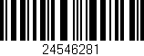 Código de barras (EAN, GTIN, SKU, ISBN): '24546281'