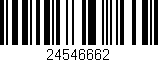 Código de barras (EAN, GTIN, SKU, ISBN): '24546662'