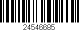 Código de barras (EAN, GTIN, SKU, ISBN): '24546685'