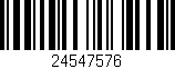 Código de barras (EAN, GTIN, SKU, ISBN): '24547576'