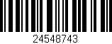 Código de barras (EAN, GTIN, SKU, ISBN): '24548743'