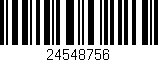Código de barras (EAN, GTIN, SKU, ISBN): '24548756'