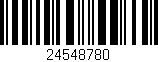 Código de barras (EAN, GTIN, SKU, ISBN): '24548780'