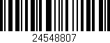 Código de barras (EAN, GTIN, SKU, ISBN): '24548807'