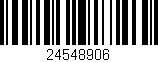 Código de barras (EAN, GTIN, SKU, ISBN): '24548906'