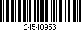 Código de barras (EAN, GTIN, SKU, ISBN): '24548956'