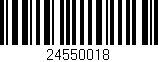 Código de barras (EAN, GTIN, SKU, ISBN): '24550018'