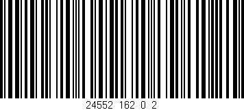 Código de barras (EAN, GTIN, SKU, ISBN): '24552_162_0_2'