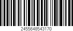 Código de barras (EAN, GTIN, SKU, ISBN): '2455648543170'
