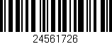 Código de barras (EAN, GTIN, SKU, ISBN): '24561726'