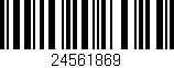 Código de barras (EAN, GTIN, SKU, ISBN): '24561869'