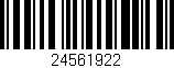 Código de barras (EAN, GTIN, SKU, ISBN): '24561922'